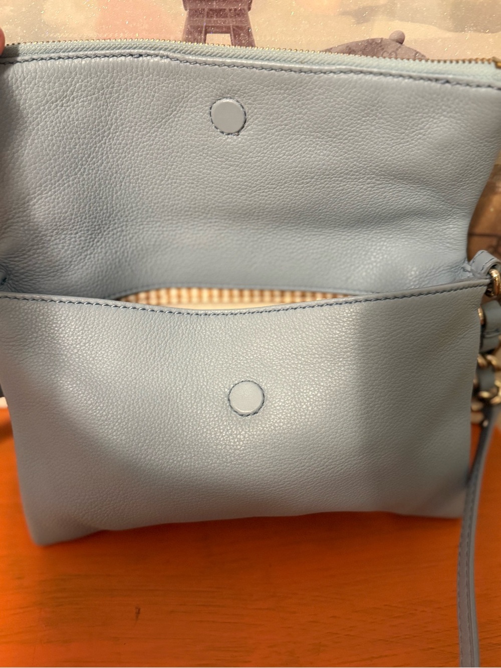 Kate Spade Carson Cobble Hill Foldover Crossbody EUC - Picture 4 of 12